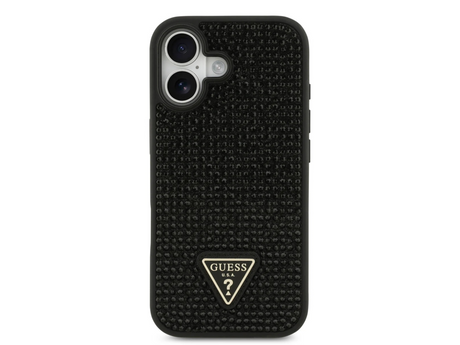 Guess Hoesje Zwart Kristallen &ndash; Luxe Telefoonhoes met Logo