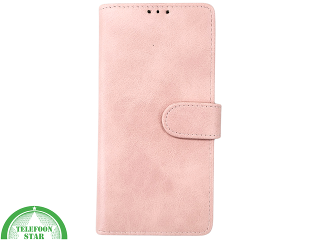 Bookcase Hoesje iPhone 17 Roze &ndash; Stijlvol Hoesje met Pasjeshouder