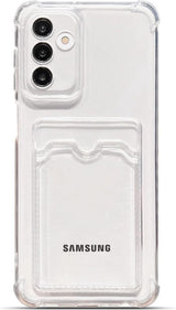 Flexibel Transparant Bumper Case met Kaartvak voor Samsung A16 5G