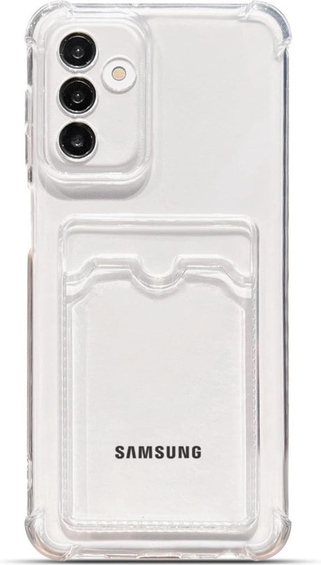 Flexibel Transparant Bumper Case met Kaartvak voor Samsung A16 5G