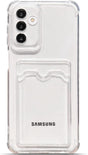 Flexibel Transparant Bumper Case met Kaartvak voor Samsung A16 5G