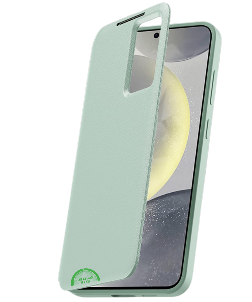 Samsung Galaxy S26 Plus Fresh Mint Bookcase Hoesje Lichtgroen Smart View Wallet Case