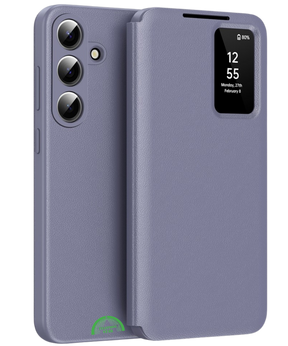Samsung Galaxy S26 Plus Lavender Shield Bookcase Hoesje Paars Luxe Smart View Cover