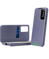 Samsung Galaxy A17 5G Hoesje Paars Smart View Cover Met Kaarthouder