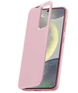 Samsung Galaxy S26 Plus Rose Elegance Bookcase Hoesje Roze – Smart Window Wallet Cover
