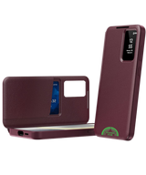 Samsung Galaxy S26 Burgundy Prestige Bookcase Hoesje Rood Premium Smart View Case