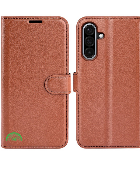 Hoesje voor Samsung Galaxy A36 Bruin Sterke magnetische sluiting