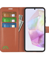 Hoesje voor Samsung Galaxy A56 Bruin Sterke magnetische sluiting