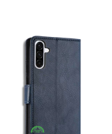 Hoesje voor Samsung Galaxy A56 Donkerblauwe Bookcase Sterke magnetische sluiting