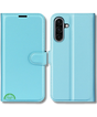 Hoesje voor Samsung Galaxy A15 5G Lichtblauwe Bookcase Sterke magnetische sluiting