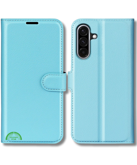 Hoesje voor Samsung Galaxy A36 Lichtblauwe Bookcase Sterke magnetische sluiting