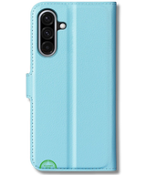 Hoesje voor Samsung Galaxy A15 5G Lichtblauwe Bookcase Sterke magnetische sluiting