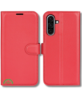 Hoesje voor Samsung Galaxy A56 Rood Bookcase Sterke magnetische sluiting