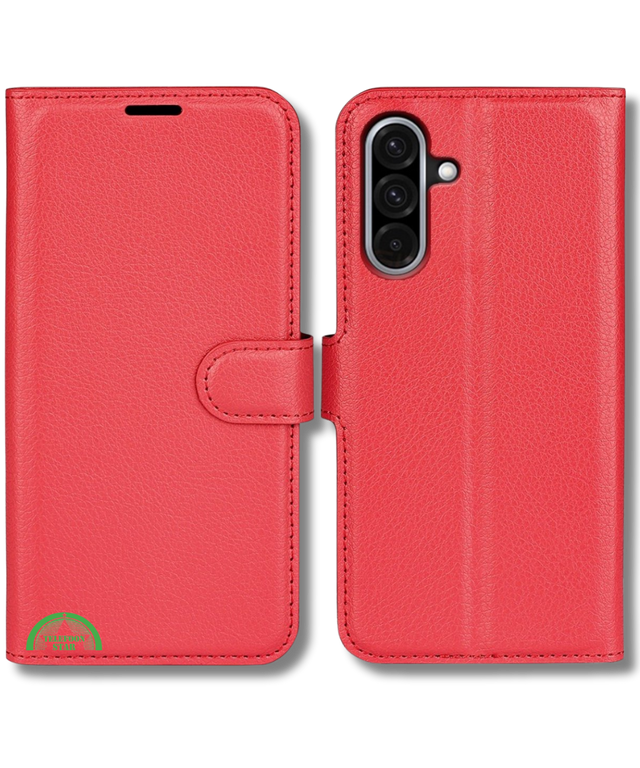 Hoesje voor Samsung Galaxy A56 Rood Bookcase Sterke magnetische sluiting