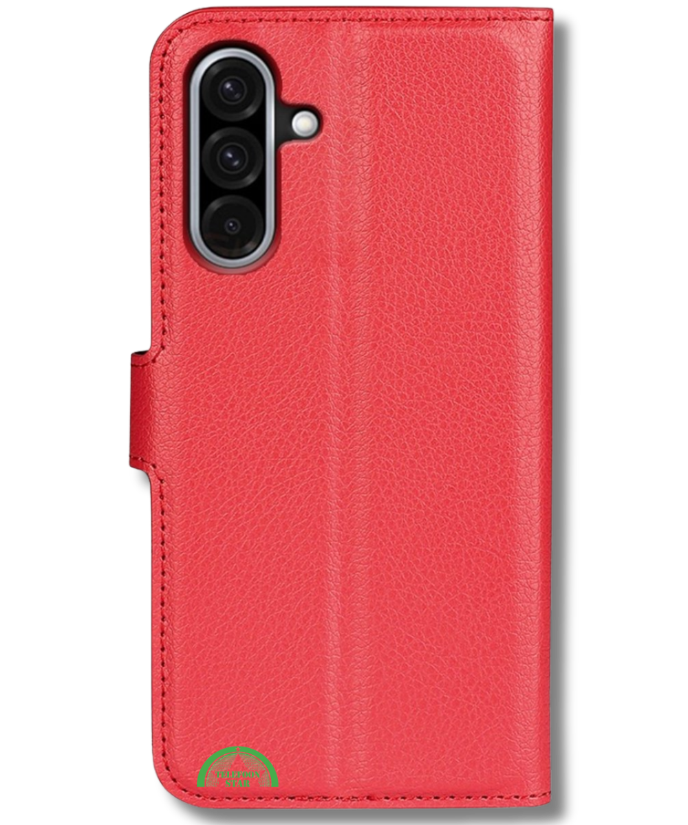 Hoesje voor Samsung Galaxy A56 Rood Bookcase Sterke magnetische sluiting