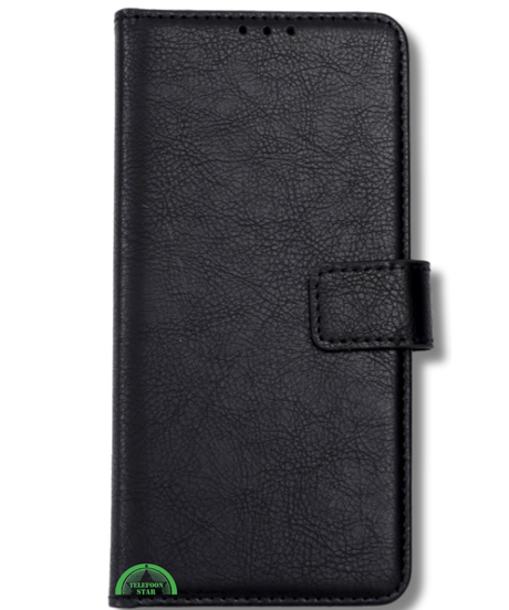 Hoesje voor Samsung A37 Zwart Bookcase Magnetisch met Pasjeshouder