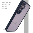 Hoesje voor Samsung A57 Transparant met Blauwe Rand Schokbestendig