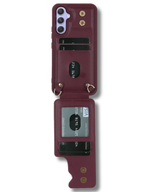 Samsung Galaxy S26 Luxe Bookcase Hoesje met Pasjeshouder Rood