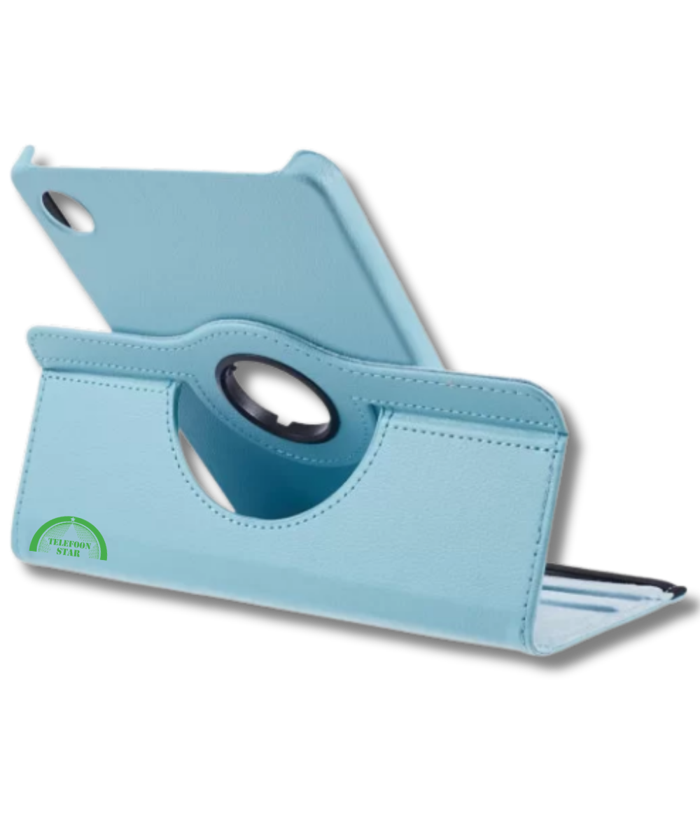 Hoesje voor Samsung A11 Plus Blauw Bookcase met Kickstand Slank licht en stevig