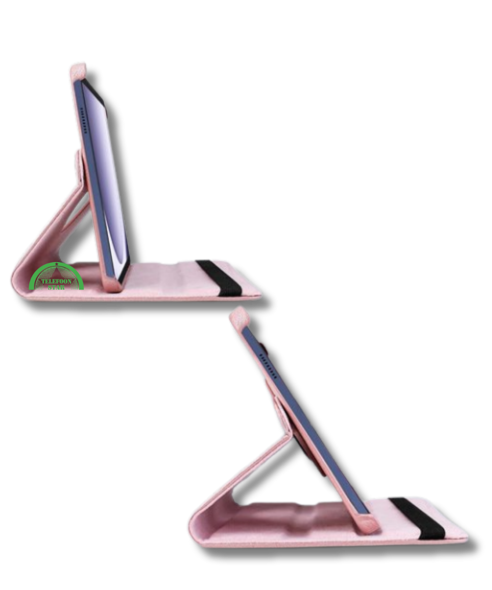 Hoesje voor Samsung A9 Plus Roze Bookcase met Kickstand