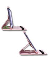 Hoesje voor Samsung A9 Plus Roze Bookcase met Kickstand