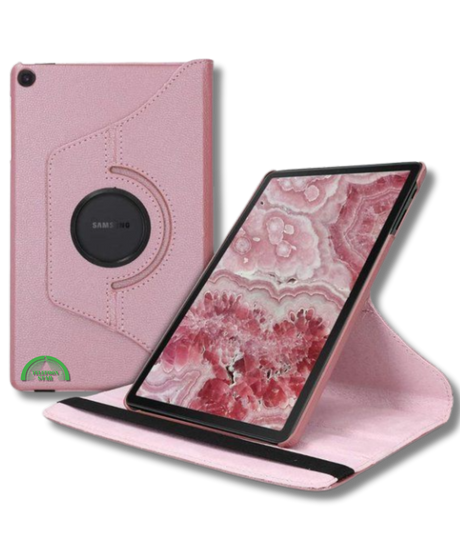 Hoesje voor Samsung A11 Plus Roze Bookcase met Kickstand