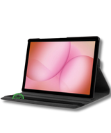 Hoesje voor Samsung A11 Plus Zwart Bookcase met Kickstand