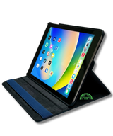 Hoesje voor Samsung A11 Plus Donker Blauw Bookcase met Kickstand Slank licht en stevig