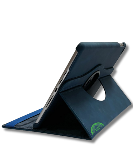 Hoesje voor Samsung A9 Plus Donker Blauw Bookcase met Kickstand Slank licht en stevig