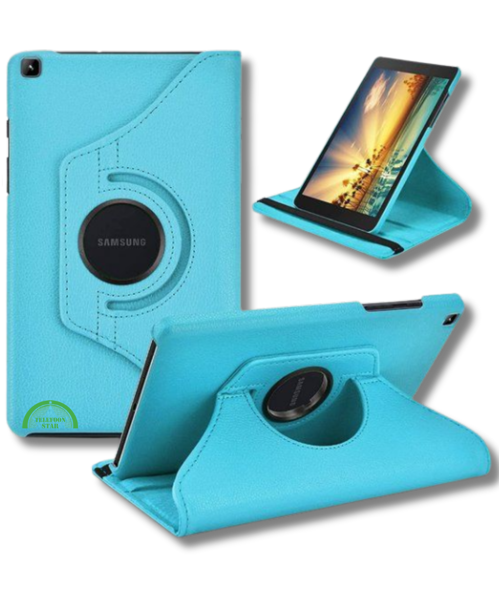 Hoesje voor Samsung A9 Plus Blauw Bookcase met Kickstand Slank licht en stevig