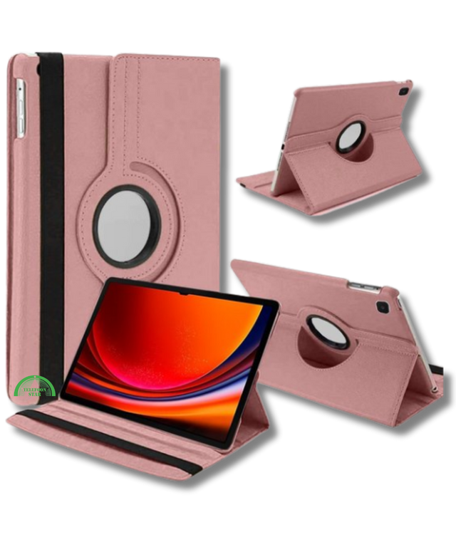 Hoesje voor Samsung A9 Plus Roze Bookcase met Kickstand