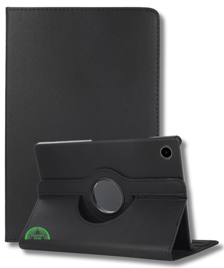 Hoesje voor Samsung A11 Zwart Bookcase met Kickstand Slank licht en stevig