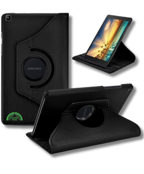 Hoesje voor Samsung A11 Zwart Bookcase met Kickstand Slank licht en stevig