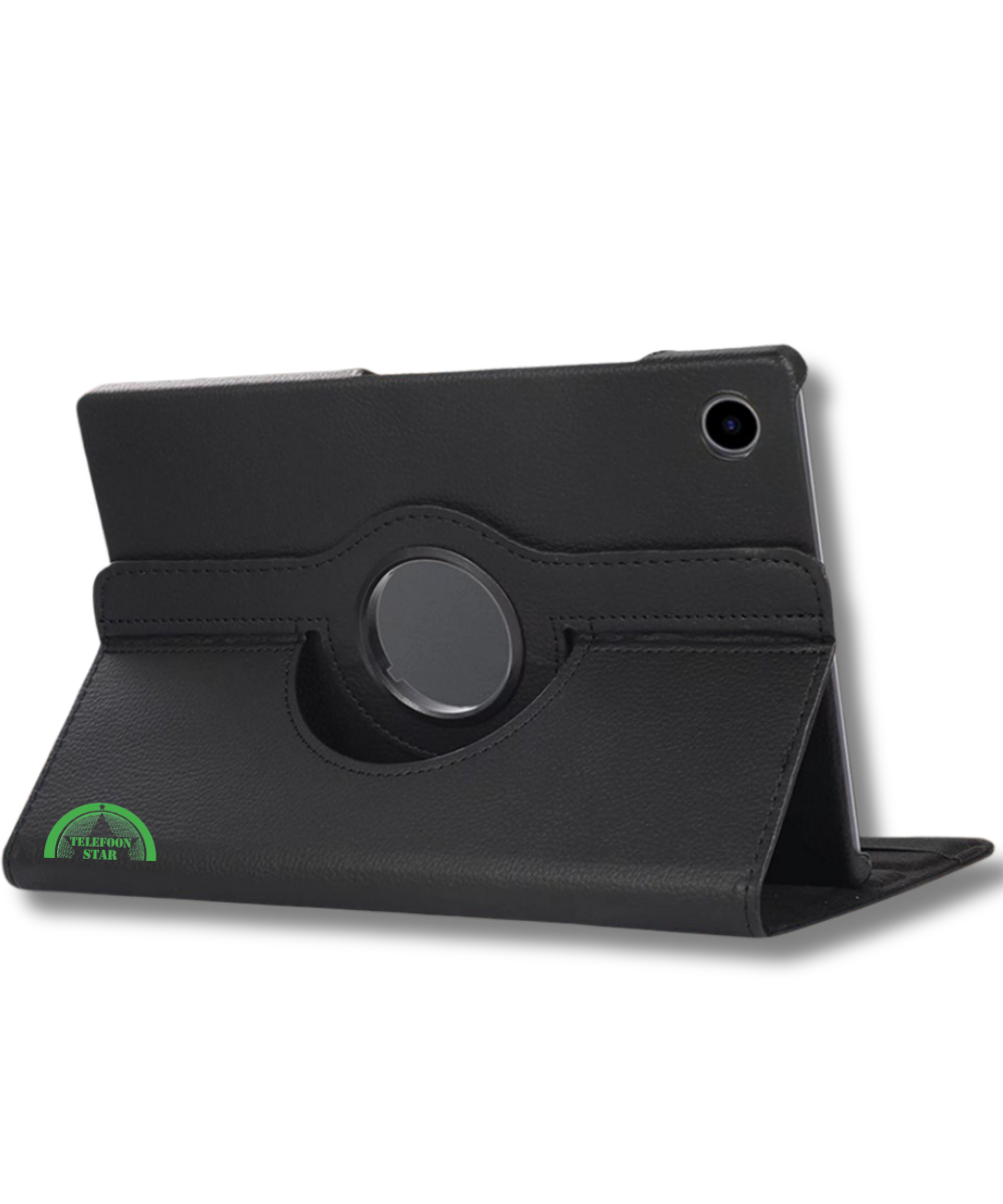 Hoesje voor Samsung A11 Zwart Bookcase met Kickstand Slank licht en stevig