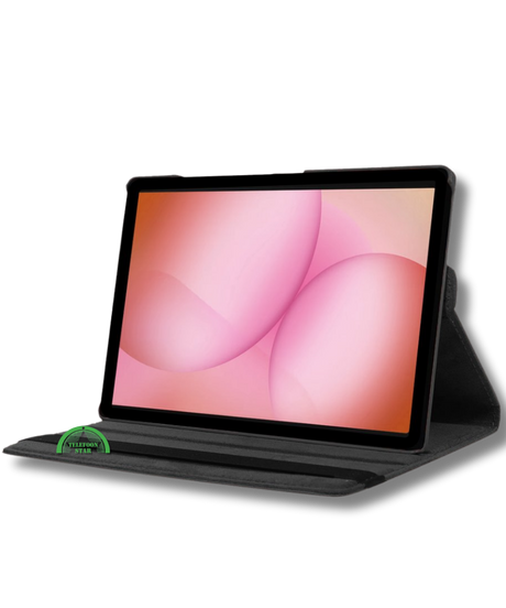 Hoesje voor Samsung A11 Zwart Bookcase met Kickstand Slank licht en stevig