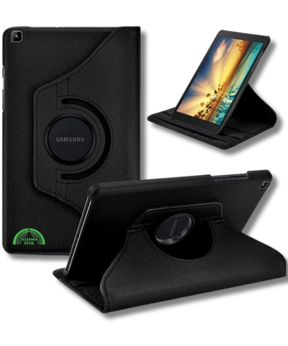 Hoesje voor Samsung A11 Plus Zwart Bookcase met Kickstand