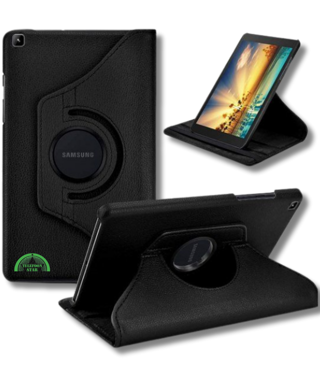 Hoesje voor Samsung A9 Plus Zwart Bookcase met Kickstand