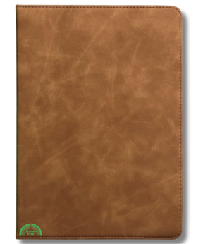 Hoesje voor Samsung A11 Bruin Bookcase met Kickstand Slank licht en stevig