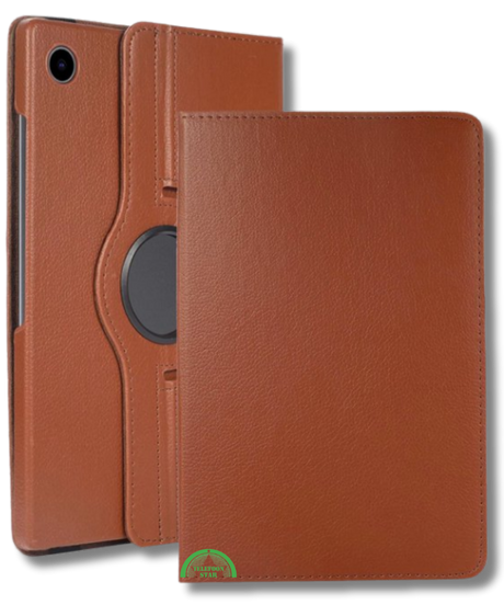 Hoesje voor Samsung A9 Plus Bruin Bookcase met Kickstand Slank licht en stevig