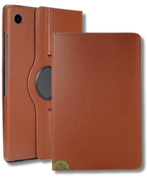 Hoesje voor Samsung A9 Plus Bruin Bookcase met Kickstand Slank licht en stevig