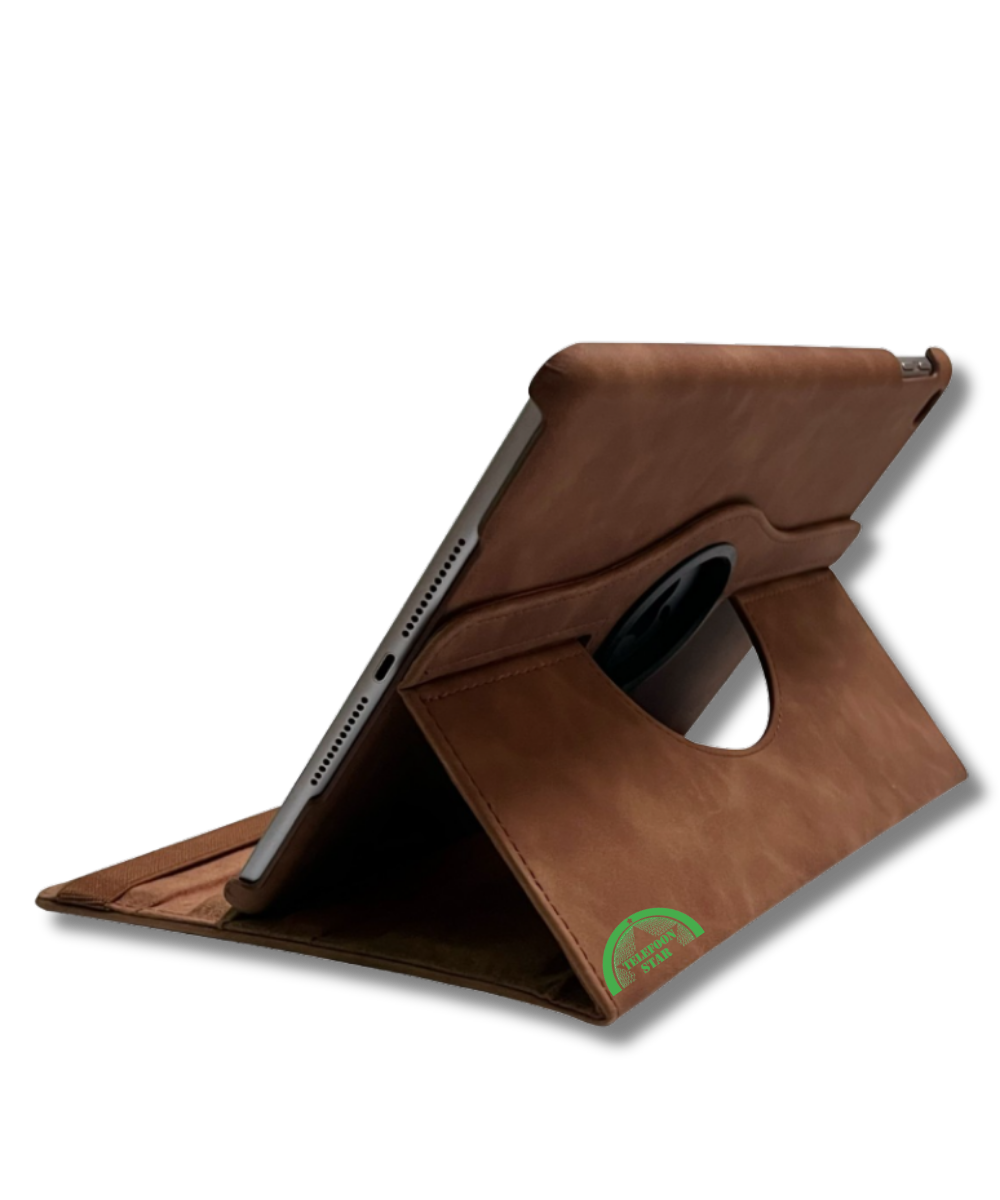 Hoesje voor Samsung A11 Bruin Bookcase met Kickstand Slank licht en stevig