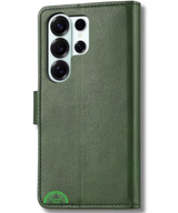 Hoesje voor Samsung Galaxy S26 Ultra Bookcase Groen Maximale Bescherming Perfecte Pasvorm
