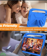 Hoesje voor Samsung A11 Plus Blauw Kids Shockproof Met Handgreep en Kickstand