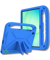 Hoesje voor Samsung A11 Plus Blauw Kids Shockproof Met Handgreep en Kickstand