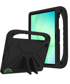 Hoesje voor Samsung A9 Plus Zwart Kids Shockproof Met Handgreep en Kickstand