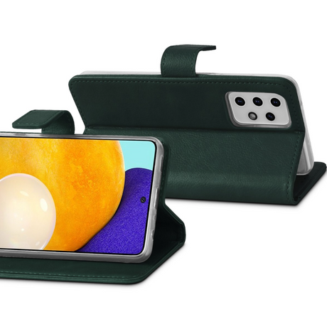 Oppo A80 boek case met Pasjes Groen