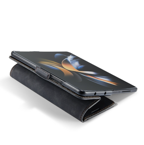 Samsung Galaxy Z Fold 6 Hoesje boek case met Pasjes Zwart