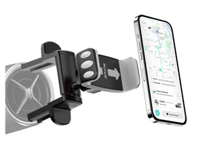 Universele Autohouder voor Ventilatierooster &ndash; Zwart &ndash; Stevige Grip &amp; 360&deg; Draaibaar