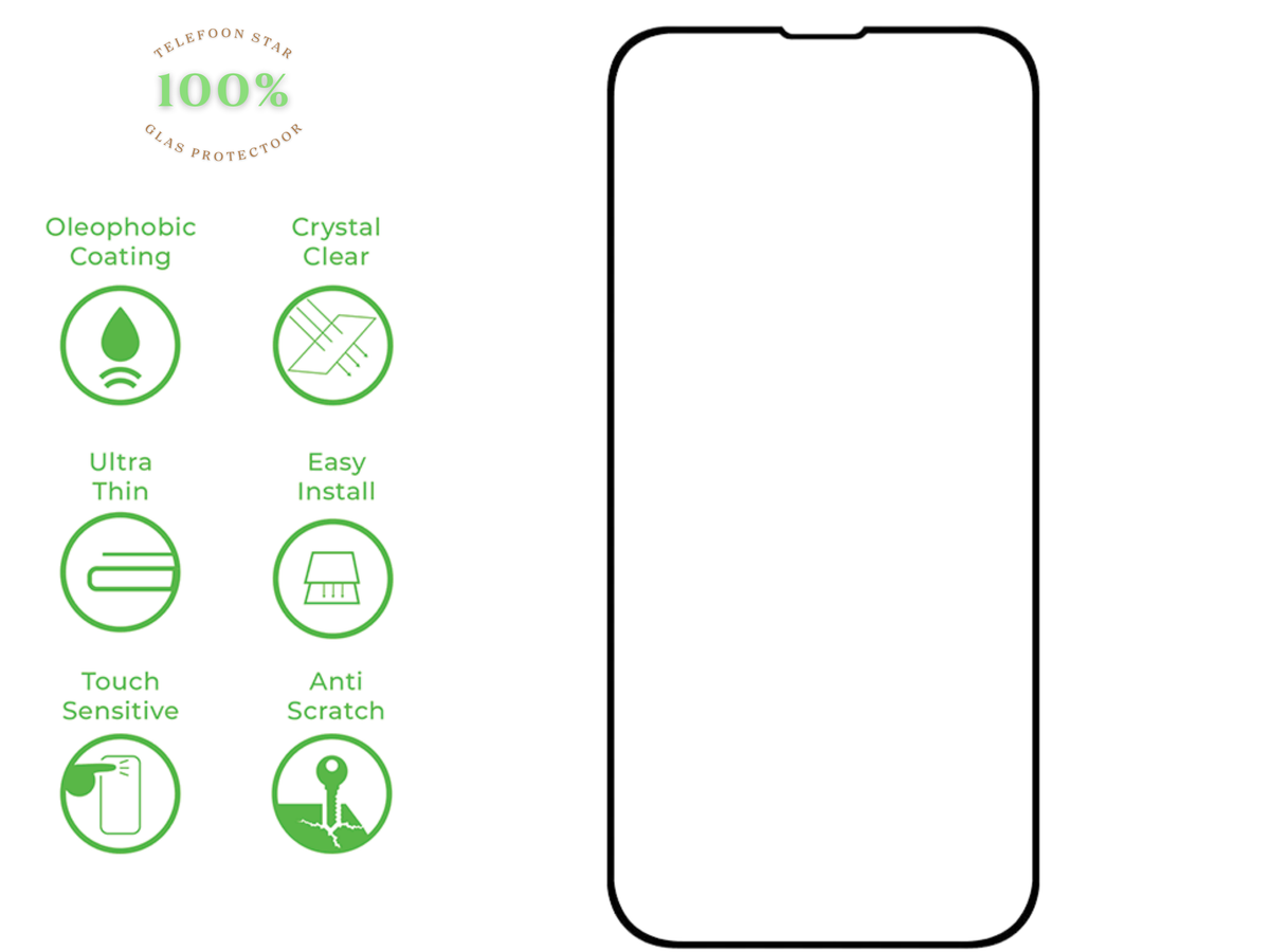 Screenprotector - Gehard glas voor iPhone Serie