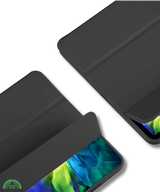 Hoesje voor iPad A16(2025)/iPad 2022 (10.9 inch 10e Gen) Zwart Silicone Smart Cover Met Pen Slot